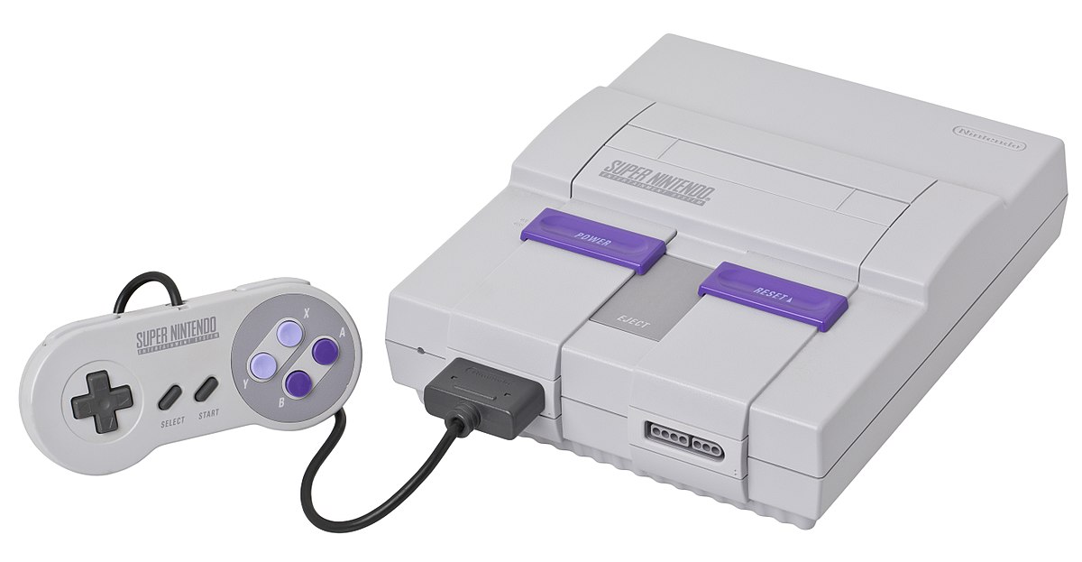 super nintendo console